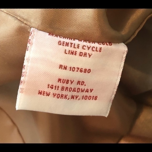 Ruby Rd. Gold Jacket Sz 12 - Picture 9 of 10